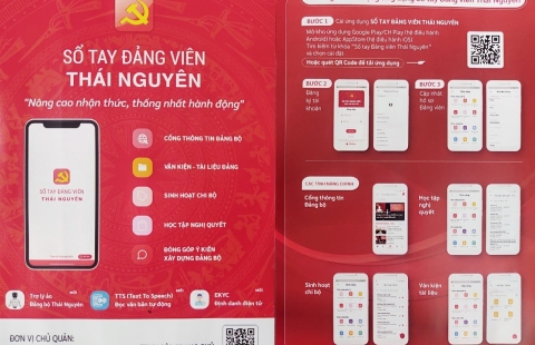 ĐẢNG BỘ NATSTEELVINA TẬP HUẤN, TRIỂN KHAI ỨNG DỤNG SỔ TAY ĐẢNG VIÊN ĐIỆN TỬ ĐẢNG BỘ TỈNH THÁI NGUYÊN